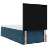 vidaXL Ottoman bed met matrassen en LED's 90x190cm fluweel donkerblauw