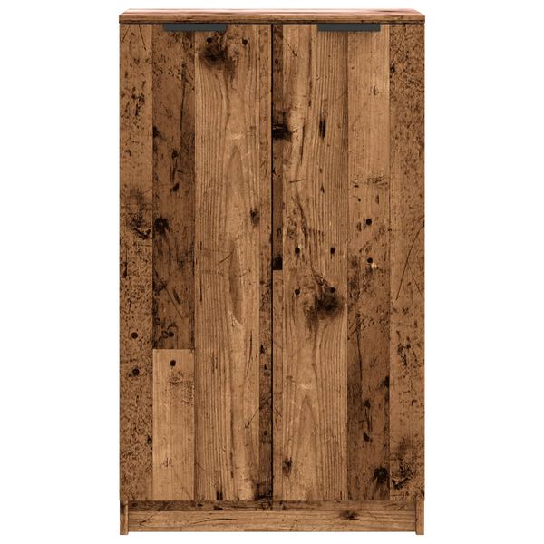 vidaXL Schoenenkast 59x35x100,5 cm bewerkt hout oud houtkleurig