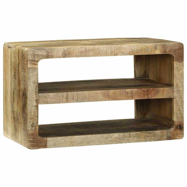 vidaXL TV-kast met plank Bruin 60 x 32 x 36 cm Massief mangohout