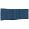 vidaXL Bedframe zonder matras "Hanko" stof blauw 140x200 cm