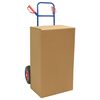 vidaXL Handtrolley Blauw en Rood 49,5 x 53 x 114 cm Staal