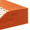 vidaXL Bedframe Wasbruin 90 x 220 cm Massief grenenhout
