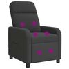 vidaXL Massage Recliner Donkergrijs Boucl&eacute;