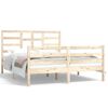 vidaXL Bedframe massief hout 150x200 cm