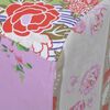 Patchwork bloemen design voetenbankje