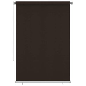 vidaXL Rolgordijn voor buiten 165(B)x230(H) cm HDPE bruin