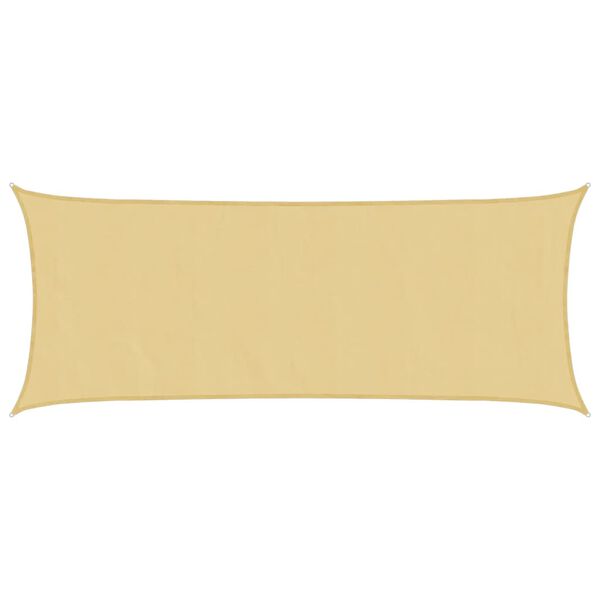 vidaXL Zonnezeil 4,5x2 m 100% polyester oxford zandkleurig