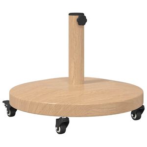 vidaXL Parasolvoet Licht Hout 48 x 48 x 32 cm