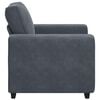 vidaXL Fauteuil 100x77x82 cm fluweel donkergrijs