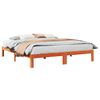 vidaXL Bedframe zonder matras massief grenenhout wasbruin 180x200 cm