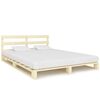 vidaXL Bedframe pallet massief grenenhout 140x200 cm