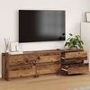vidaXL TV Eenheden 2 pcs Oud Hout 180 x 34 x 50 cm Bewerkt hout