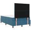 vidaXL Boxspringbed met matras Donkerblauw 120 x 200 cm Fluweel