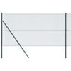 vidaXL gelast draadhek met grondbevestiging 10 x 1 m PVC-Coated Staal