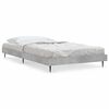 vidaXL Bedframe bewerkt hout betongrijs 90x190 cm