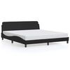 vidaXL Bedframe Dover zwart 180x200 cm kunstleer
