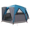 vidaXL Cabinetent 6-Personen met dak Blauw 425 x 396 x 222 cm