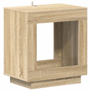 vidaXL Bijzettafel Sonoma Eiken 60 x 40 x 65 cm Bewerkt hout
