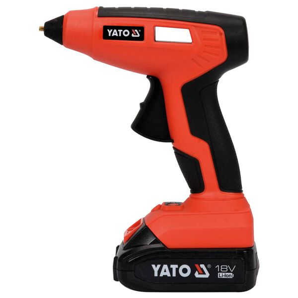 YATO Lijmpistool met 1,5 Ah Li-ion-accu high flow 18 V 11 mm