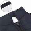 vidaXL Hondenjas Marineblauw L36 Fleece en polyester