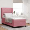 vidaXL Boxspringbed met matras Roze 200 x 100 cm Fluweel