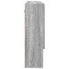 vidaXL Spiegelkast Grijs Sonoma 80 x 17 x 55 cm Bewerkt hout