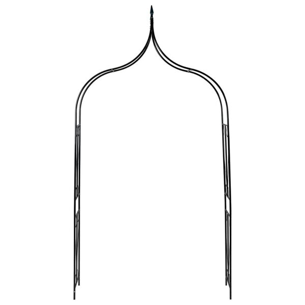 vidaXL Tuinboog 142x37x275 cm ijzer donkergroen