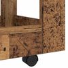 vidaXL Bureau Trolley Oud Hout 60 x 45 x 60 cm Bewerkt hout