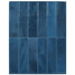vidaXL Rechthoekige Tegel 10 st Blauw 29 x 23 x 0,08 cm