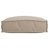 vidaXL Kussen Taupe 50 x 50 x 12 cm Oxford Stof