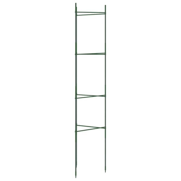 vidaXL Tomatenkooi 6 st 154 cm staal en polypropeen