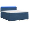vidaXL Boxspringbed met matras met hoofdeinde Blauw 180 x 200 cm Stof