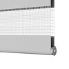 vidaXL Zebra rolgordijn 75x150 cm stofbreedte 70,9 cm lichtgrijs