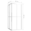 vidaXL Douchecabine 80x80x180 cm ESG