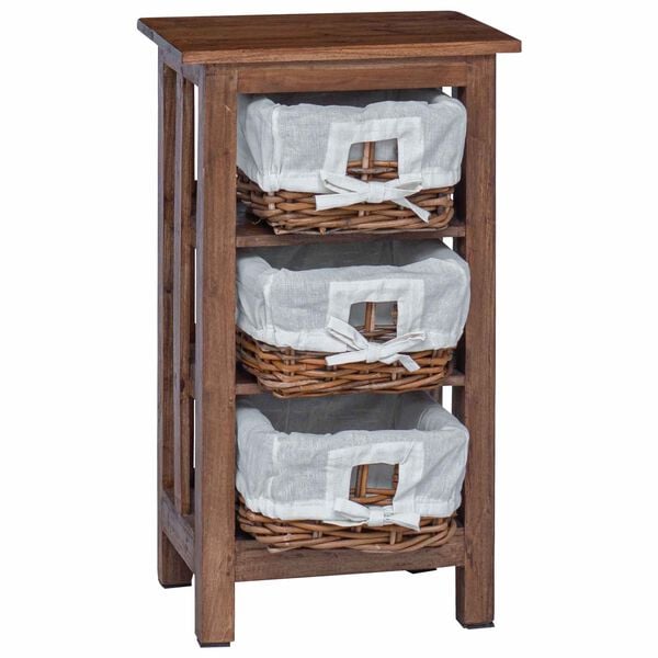 vidaXL Bijzettafel Bruin Massief mahoniehout