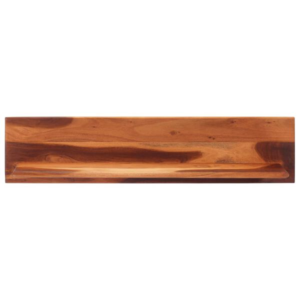 vidaXL Wandschappen 2 st 112x20x26 cm massief acaciahout