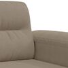 vidaXL Fauteuil 60 cm microvezelstof taupe