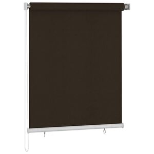 vidaXL Rolgordijn voor buiten 125(B)x140(H) cm bruin