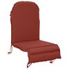 vidaXL Zon Loungerkussen GEMERT 100% Polyester Rood 55 x 135 x 6 cm