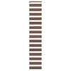 vidaXL Zebra rolgordijn 50x200 cm stofbreedte 45,9cm polyester bruin