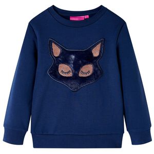 vidaXL Kindertrui 116 marineblauw