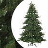 vidaXL Kunstmatige Inklapbare Kerstboom Groen 240 cm PVC, staal
