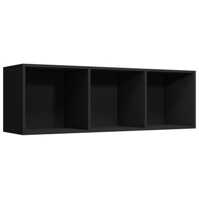 vidaXL Boekenkast/tv-meubel 36x30x114 cm bewerkt hout zwart