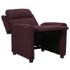 vidaXL Fauteuil verstelbaar stof paars