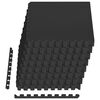 vidaXL Zwembad Grondmat 24 pcs Zwart 8,64 m&sup2; EVA Schuim
