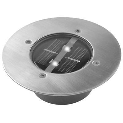 Ranex Solar-spotlight rond 0,12 W zilver 5000.197