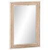 vidaXL Badkamerspiegel 50x70 cm massief mangohout en glas