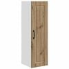 vidaXL Wandkast PORTO Artisan Eiken 30 x 31 x 100 cm Bewerkt hout