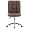 vidaXL Eetkamerstoelen 6 st stof taupe