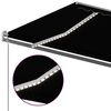 vidaXL Luifel automatisch met LED en windsensor 5x3 m antracietkleurig